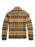 Ralph Lauren RRL patterned shawl-collar cardigan