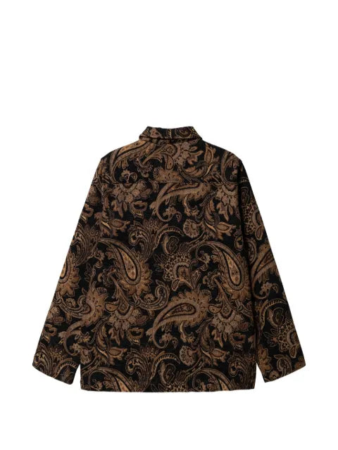 Woodbird Blade Rong paisley-print shirt jacket