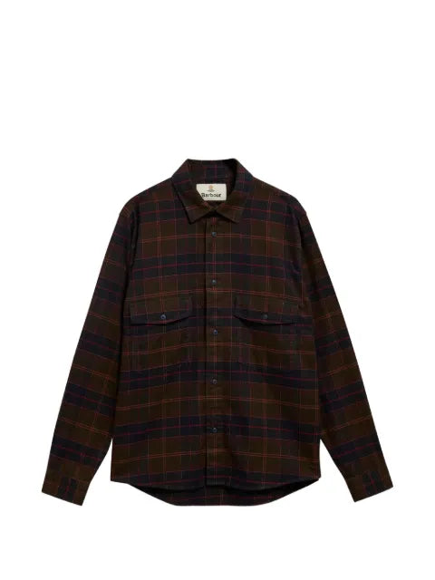 Barbour Armstrong tartan-check cotton shirt jacket