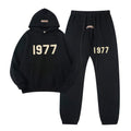 1977 Hoodie & Pants Set Black