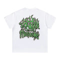 Syna World Green Flame Graffiti "Forgive Me" Oversized Tee (White / Green)