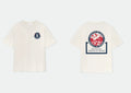 Rhude Chateau De Rhude Wine Label Dual‑Sided Oversized T‑Shirt Off‑White