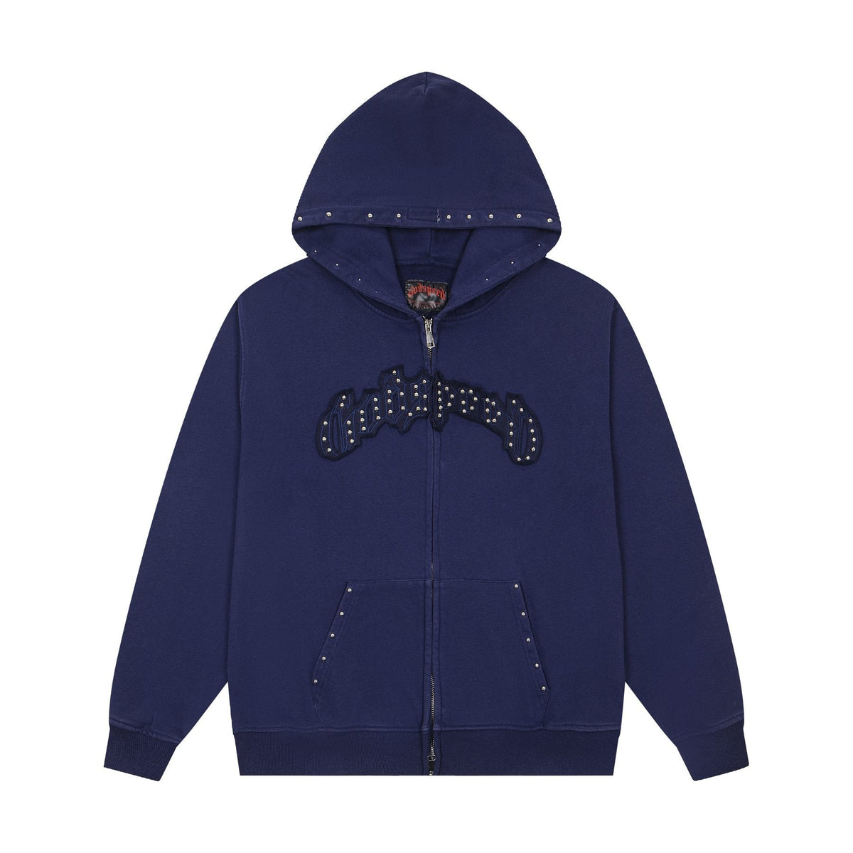 Godspeed Rhinestone-Style Zip Hoodie