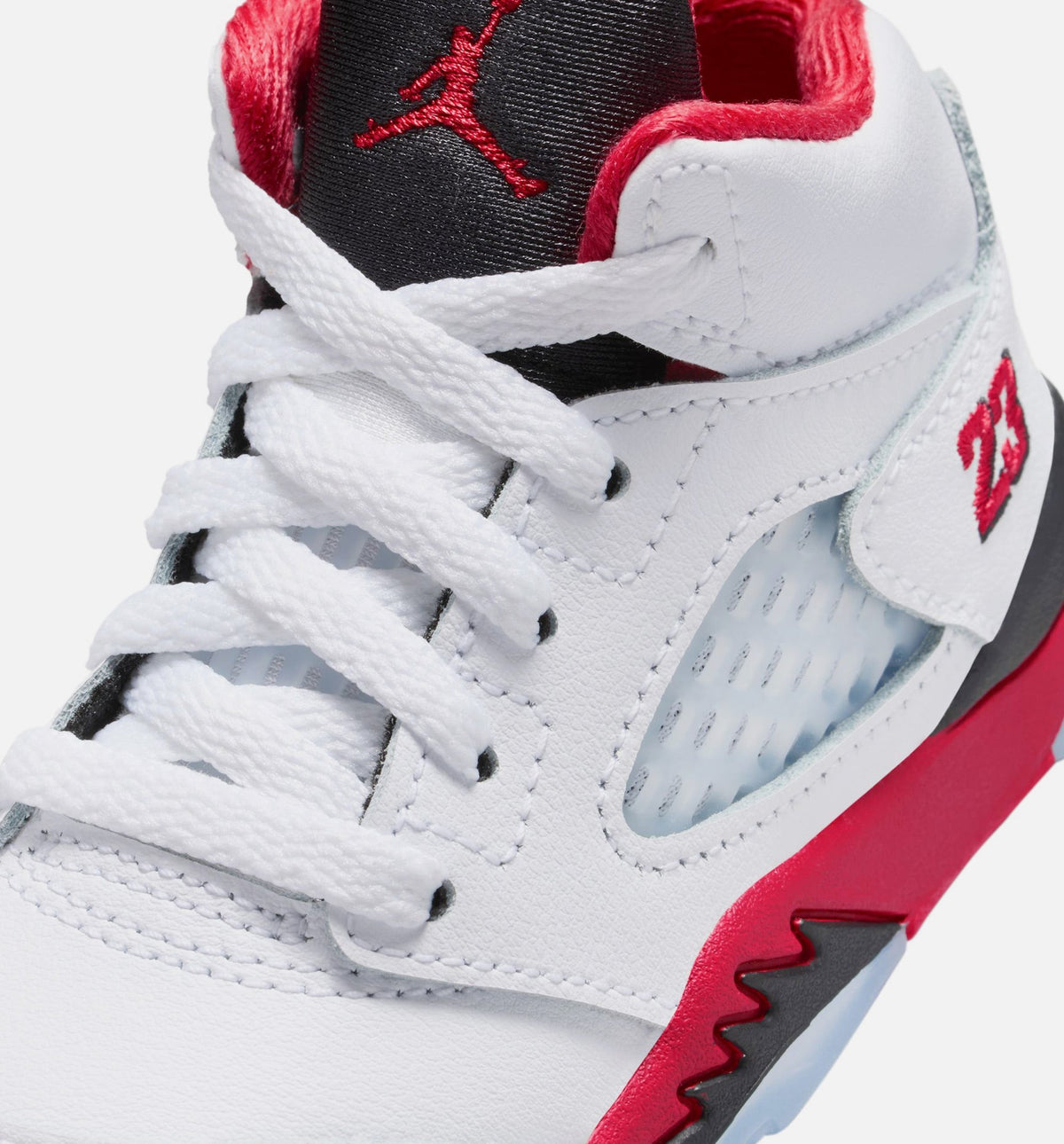 Air Jordan 5 Retro Fire Red Baby & Toddler Sneakers - Fire Red / White