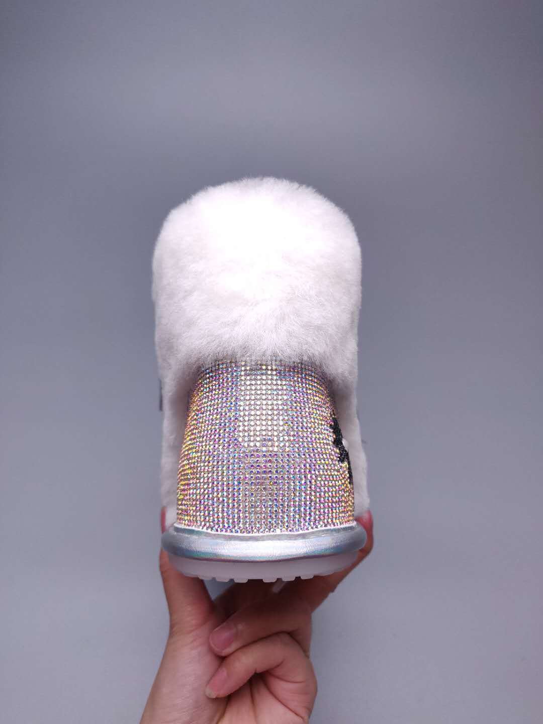 Daisy Crystal Ribbon Snow Boot — Iridescent | New Arrival | In Stock