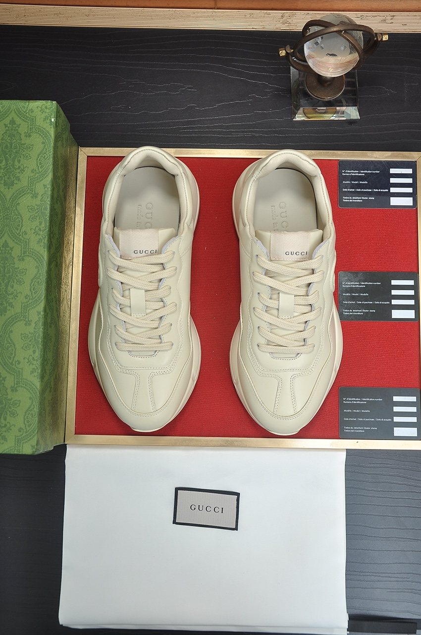 Gucci Off-White Chunky Sole Sneakers